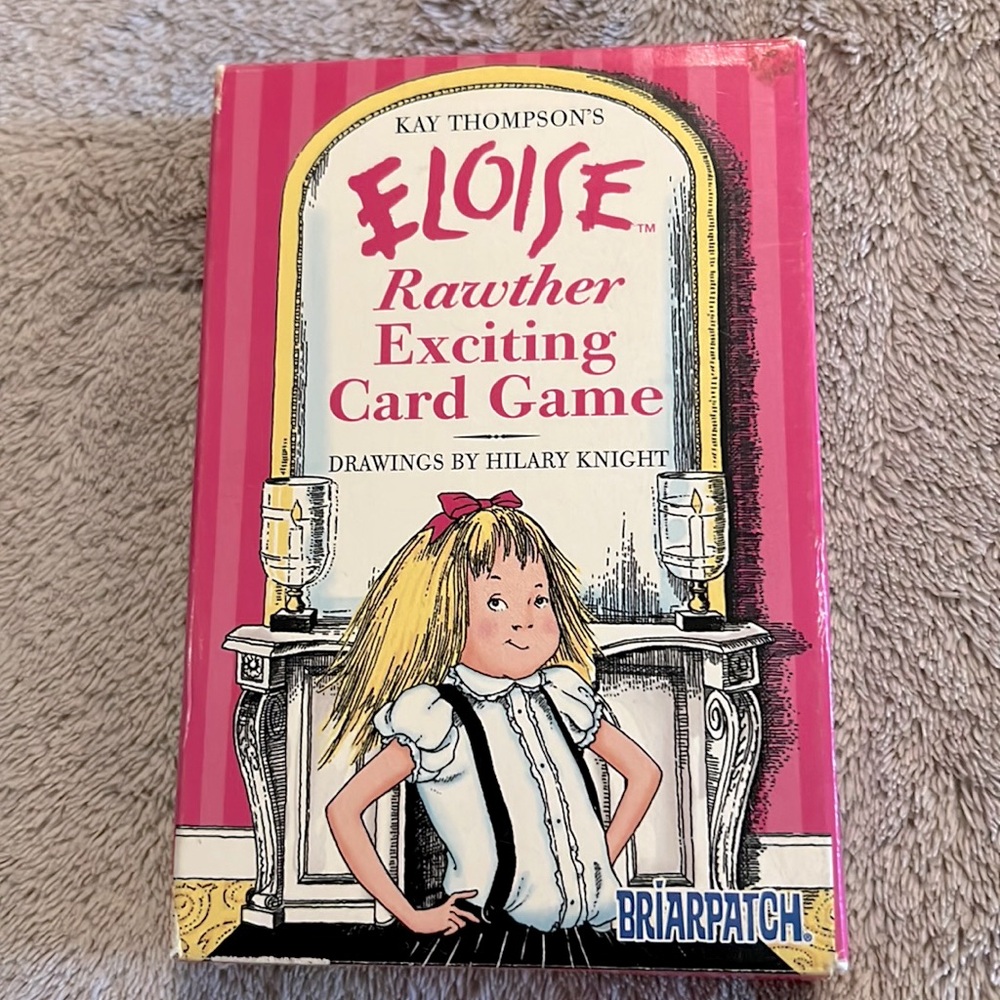 Vintage Y2K Briarpatch Eloise Rawther Exciting Card Game Hilary Knight Drawings